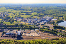 Chemical plants of INEOS Polymers EUROPE Sarralbe in Sarralbe in the state Moselle, France