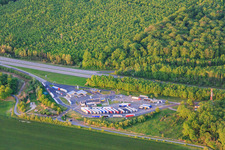 Aire de Keskastel Ouest service area on the A4 motorway in Keskastel in the state Bas-Rhin, France