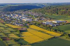 City view in the lovely Taubertal in the morning from the north in Tauberbischofsheim in the state Baden-Wuerttemberg, Germany