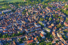 Historic Old Town in Tauberbischofsheim in the state Baden-Wuerttemberg, Germany