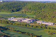 Roto Campus and Roto Frank DST Produktions-GmbH as well as PALUX Aktiengesellschaft in the district Edelfingen in Bad Mergentheim in the state Baden-Wuerttemberg, Germany
