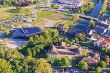 Concert Hall of the Tauber Philharmonic Orchestra Weikersheim and Guest House of the Music Academy Castle Weikersheim in Weikersheim in the state Baden-Wuerttemberg, Germany