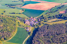District of Hof Uhlberg in the district Krensheim in Grünsfeld in the state Baden-Wuerttemberg, Germany