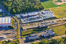 Aerial photograpy of GÜMA Services GmbH - Wertheim in the district Bettingen in Wertheim in the state Baden-Wuerttemberg, Germany