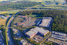 Outlet Wertheim Village, Warema and McRent Wertheim in the district Bettingen in Wertheim in the state Baden-Wuerttemberg, Germany