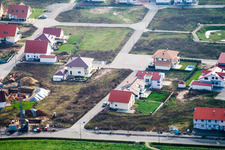 Bird's eye view of On the high trail in Kandel in the state Rhineland-Palatinate, Germany