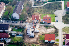 Oblique view of On the high trail in Kandel in the state Rhineland-Palatinate, Germany