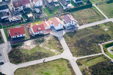 On the high trail in Kandel in the state Rhineland-Palatinate, Germany from above