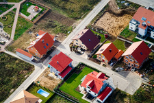 On the high trail in Kandel in the state Rhineland-Palatinate, Germany out of the air
