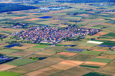 Village view from the southwest in Forchheim in the state Baden-Wuerttemberg, Germany