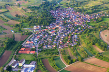 Local overview with rehabilitation clinic in the district Broggingen in Herbolzheim in the state Baden-Wuerttemberg, Germany
