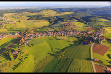 Village view from the southeast in the district Ottoschwanden in Freiamt in the state Baden-Wuerttemberg, Germany