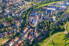 Industrial area at the Gewerbekanal with Ganter Interior GmbH - general contractor for interior design in the district Kollnau in Waldkirch in the state Baden-Wuerttemberg, Germany