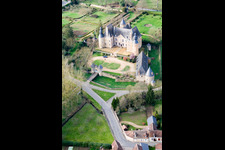 Sarthe, Semure en Vallon, Le Chateau in Semur-en-Vallon in the state Sarthe, France