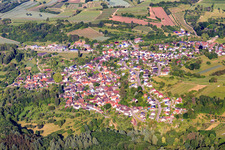 View of the town from the east in the district Schmieheim in Kippenheim in the state Baden-Wuerttemberg, Germany