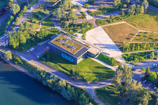 Art'Rhena cultural center on the Rhine island in Vogelgrun in the state Haut-Rhin, France