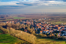 View of the town from the northwest in Winden in the state Rhineland-Palatinate, Germany