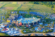 Rulantica from the south in Europa-Park Rust in Rust in the state Baden-Wuerttemberg, Germany