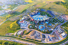 Rulantica from the south in Europapark Rust in Rust in the state Baden-Wuerttemberg, Germany