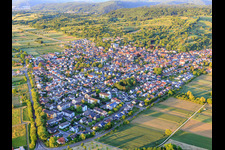 City view from the southwest in Kippenheim in the state Baden-Wuerttemberg, Germany
