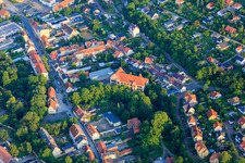 Apothekergraben with Gymnasium Stephaneum House II in Aschersleben in the state Saxony-Anhalt, Germany