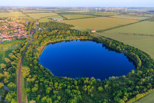 Froser Lake in the district Frose in Seeland in the state Saxony-Anhalt, Germany