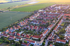 Lindenstr in the district Nachterstedt in Seeland in the state Saxony-Anhalt, Germany