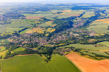View from the north in the district Leimbach in Mansfeld in the state Saxony-Anhalt, Germany