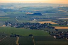 Slate dump behind the village in the district Siersleben in Gerbstedt in the state Saxony-Anhalt, Germany