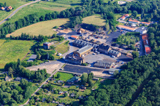 Saigerhütten area with paintball center Hettstedt in Hettstedt in the state Saxony-Anhalt, Germany
