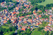 Village center in the district Welbsleben in Arnstein in the state Saxony-Anhalt, Germany