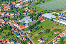 Elementary School "Einetal Vorharz" and Poultry Farm Welbsleben in the district Welbsleben in Arnstein in the state Saxony-Anhalt, Germany