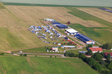 Airport Commercial Airfield Ballenstedt/Quedlinburg in the district Asmusstedt in Ballenstedt in the state Saxony-Anhalt, Germany