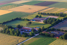 Rosenhof, Gärtnerhof and riding facility of the Eichenhof Seither in Ottersheim bei Landau in the state Rhineland-Palatinate, Germany