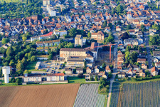 Construction site for the expansion of the Asklepios Südpfalzklinik Kandel in the district Minderslachen in Kandel in the state Rhineland-Palatinate, Germany