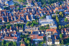Construction site for the construction of a cafeteria at the Ludwig-Riedinger Elementary School in Kandel in the state Rhineland-Palatinate, Germany