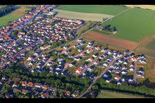 New development area K2 in Kandel in the state Rhineland-Palatinate, Germany from a drone