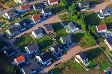 New development area K2 in Kandel in the state Rhineland-Palatinate, Germany out of the air