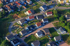 New development area K2 in Kandel in the state Rhineland-Palatinate, Germany seen from above