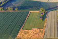 Model airfield of the model flying club Freckenfeld eV in Freckenfeld in the state Rhineland-Palatinate, Germany