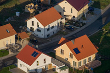 Aerial photograpy of At the Anheide in the district Schaidt in Wörth am Rhein in the state Rhineland-Palatinate, Germany