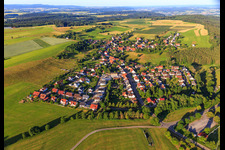 Village view from the northeast in the district Zepfenhan in Rottweil in the state Baden-Wuerttemberg, Germany