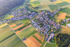 View of the town from the south in the district Sigmarswangen in Sulz am Neckar in the state Baden-Wuerttemberg, Germany