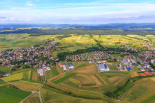 View of the town from the east in the district Fluorn in Fluorn-Winzeln in the state Baden-Wuerttemberg, Germany