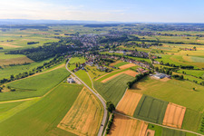 View from the north in the district Fluorn in Fluorn-Winzeln in the state Baden-Wuerttemberg, Germany