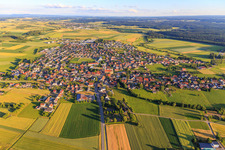 View from the north in the district Seedorf in Dunningen in the state Baden-Wuerttemberg, Germany
