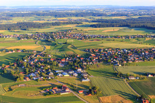View from the north in the district Erdmannsweiler in Königsfeld im Schwarzwald in the state Baden-Wuerttemberg, Germany