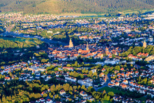 Old town from the northwest in Rottweil in the state Baden-Wuerttemberg, Germany