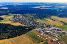 View of the town from the south in the district Binsdorf in Geislingen in the state Baden-Wuerttemberg, Germany