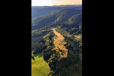 Ebersberg with sheepfold Thanheim in the district Thanheim in Bisingen in the state Baden-Wuerttemberg, Germany